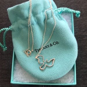 Tiffany bird necklace